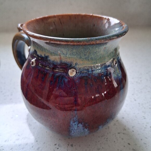 CERAMIC HAND CRAFTED ARTISAN COFFEE OR TEA MUG - Picture 5 of 6